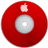 Apple Red Icon 48x48 png